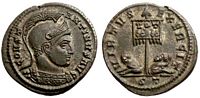 Constantine the Great VIRTVS EXERCIT RIC VII
                    Ticinum 114