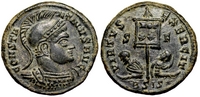 Constantine the
                    Great VIRTVS EXERCIT Siscia 109