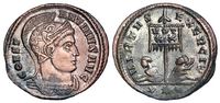 Constantine I VIRTVS EXERCIT, RIC VII Ticinum
                  122