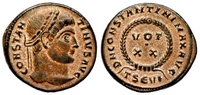 Constantine the Great VOT XX RIC VII
                    Thessalonica 123