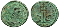 Constantine the Great VIRTVS EXERCIT RIC VII
                  London 191