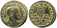 Constantine the Great
                    VIRTVS EXERCIT, Ticinum