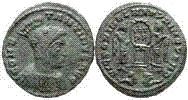 Constantine the Great VLPP from Lugdunum with two captives in the exergue