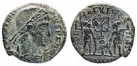 Constantius II GLORIA EXERCITVS from Aquileia
                    with Chi-Rhounofficial issue