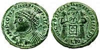Constantine I VICTORIAE
                  LAETAE PRINC PERP London unofficial barb