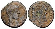 Magnentius VICTORIAE DD NN AVG ET CAE from
                    Trier unofficial issue barb