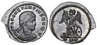 Constantius II mule with Constantinopolis
                    reverse