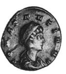 A7 Bust   head bare, but intertwined plaits; encircling head, plaits decorated with hair-pins, mantled with necklace, (Constantia)