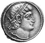 E1 Bust    head with plain diadem