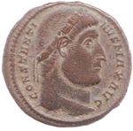 E2. Bust    head with rosette-diadem