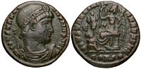 Constantine the Great CONSTANTINIANA DAFNE
                    rosette diademed CONS dot