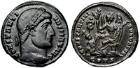 Constantine the
                    Great CONSTANTINIANA DAFNE RIC VII Constantinople
                    30