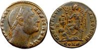Constantine the Great
                    CONSTANTINIANA DAFNE eyes to the heavens RIC VII
                    Constantinople 32