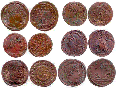 Constantine the Great coins from the Monneron hoard