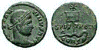 barbaric imitation of SPES PVBLIC   image from CoinArchives.com