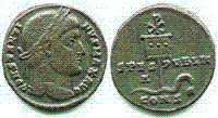 Constantinople RIC 19   SPES PVBLIC