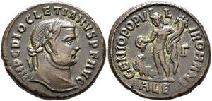 Diocletian
                      GENIO POPVLI ROMANI Alexandria 18a