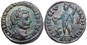 Galerius GENIO
                      POPVLI ROMANI Alexandria 21b
