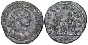 Maximianus
CONSERVATOR AVGG from Siscia secret coded