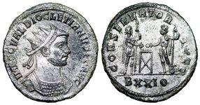 Diocletian CONSERVATOR AVGG from Siscia 263
secret coded