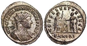 Maximianus
CONSERVATOR AVGG from Siscia secret coded