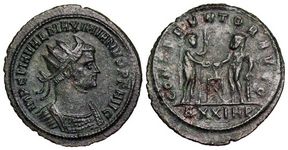 Maximianus
CONSERVATOR AVGG from Siscia secret coded