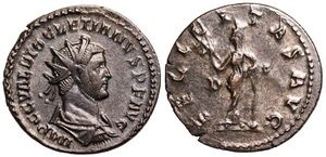 Diocletian FELICITAS
                      AVG from Lugdunum Lyon