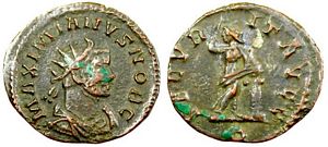 Galerius SECVRIT
                      AVGG Lugdunum 691