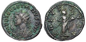 Diocletian SALVS
                      AVGG Lugdunum 89