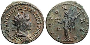 Diocletian VICTORIA
                      AVG lugdunum 91