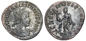 Maximianus HERCVLI INVICTO AVGG Lugdunum 369