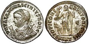 Licinius II IOVI CONSERVATORI CAESS Antioch
                        29