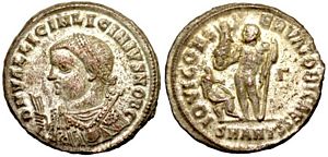 Licinius II IOVI CONSERVATORI CAESS Antioch
                        29