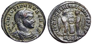 Licinius II VICT
                      LAETAE PRINC PERP Siscia 70