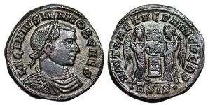 Licinius II VICT
                      LAETAE PRINC PERP Siscia 88