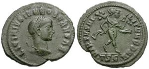 Licinius II
                      VIRTVS MILITVM D D N N from Thessalonica