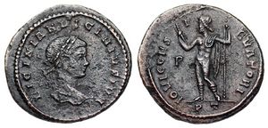 Licinius II IOVI
                      CONSERVATORI Ticinum 71